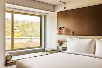One Bedroom Suite River View, at Fairmont Golden Prague
