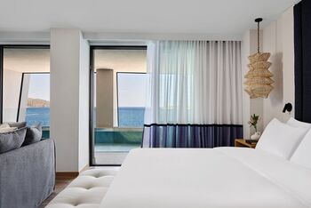 1 Super King Junior Suite Sea View Private Plunge Pool, at InterContinental Crete by IHG