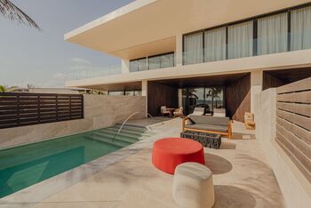 Junior Suite Ocean Front with Private Pool, at Nobu Hotel Los Cabos