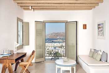 Hilltop Sea View Suite (250 meters from main hotel), at Belvedere Hotel Mykonos