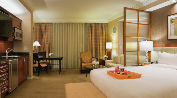 Deluxe Balcony Strip View Suite, at The Signature at MGM Grand