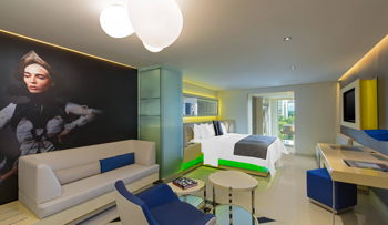 Spectacular, Guest room, 1 King, City view, at W Mexico City