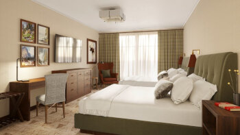 Queen Rooms: Two Queen Room, at The Rusty Parrot Lodge and Spa