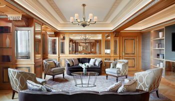 1 King Bed, Skyline View, Steam Bath, High Floor, Diplomatic Suite, at The Westin Palace, Milan