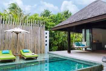 Beach Pool Villa, at Anantara Kihavah Maldives Villas