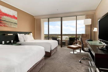 Double Hilton Deluxe, 2 Double Beds, at Hilton Cairns