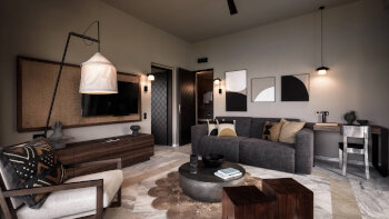 Premium, 1 Bedroom Suite, 1 King, Sofa bed, Garden view, Balcony, at Domes of Elounda, Autograph Collection, Crete 