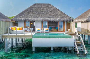 Overwater Pool Villa, at Dusit Thani Maldives