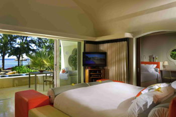 SO Family Beach Villa, 1 King Bed, Private Garden with Plunge pool, Beach Front, at Sofitel So Mauritius
