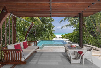 Deluxe Beach Pool Villa, at Niyama Private Islands Maldives