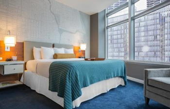 One Bedroom King Suite, at Kinzie Hotel