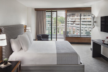 Deluxe 1 King with Balcony, at The Watergate Hotel