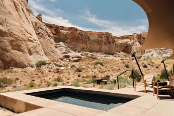 One-Bedroom Private Canyon Pavilion (Camp Sarika), at Amangiri