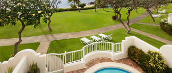 Three Bedroom Oceanfront Villa, 2Kgs and 2Dbls, at Fairmont Kea Lani Maui