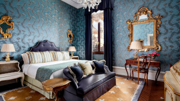1 King Bed, Grand Canal View, Landmark Room, at The Gritti Palace