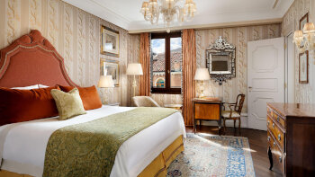 1 King Bed, Santa Maria del Giglio Square View, Serenissima Suite, at The Gritti Palace