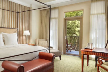 Premier Balcony River View - 1 King Bed, at Mokara Hotel & Spa