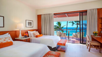 Ocean View - 2 Beds, Guest room, 2 Double, Ocean view, Main Building, Balcony, at Mauna Kea Beach Hotel