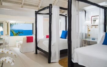 Oceanfront Balcony Room Double, at Round Hill Hotel and Villas