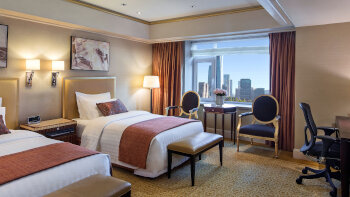 2 Twin/Single Beds, City View, Guest Room, at The St. Regis Beijing