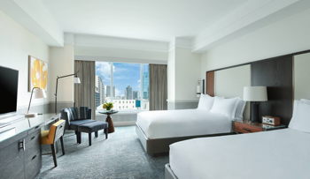 City View, Guest room, 2 Double, City view, at The Ritz-Carlton, Boston