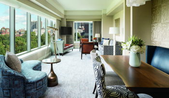 Park View Suite, 1 Bedroom Larger Suite, 1 King, Sofa bed, Boston Common view, at The Ritz-Carlton, Boston