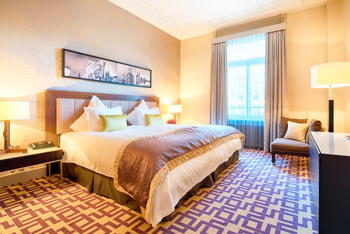 Junior Suite, at Alden Suite Hotel Splügenschloss Zurich