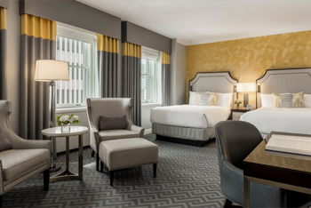 Deluxe Room 2 Double, at The Fairmont Olympic Hotel, Seattle