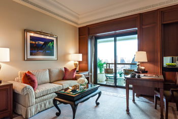 Deluxe Balcony Room: 1 King Bed, at The Peninsula Bangkok