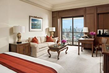 Grand Deluxe Balcony Room: 1 King Bed, at The Peninsula Bangkok