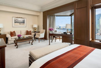 Deluxe Room: 1 King Bed, at The Peninsula Bangkok