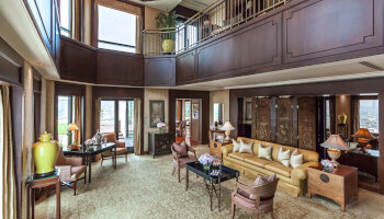 The Duplex Suite: 1 King Bed and 2 Twin Beds, at The Peninsula Bangkok