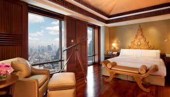 The Thai Suite: 1 King Bed, at The Peninsula Bangkok