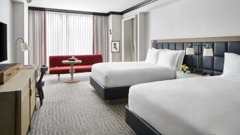 Premiere Double Room, Guest room, 2 Double, Garden view, at The Ritz-Carlton, Washington DC