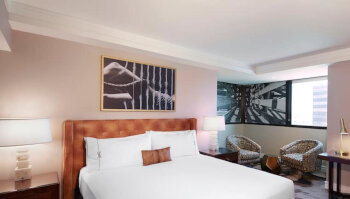 1 King Bed 1 Bedroom Suite, at The Highland Dallas