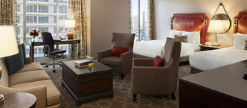 Junior Suite Queen / Queen, at Fairmont Dallas