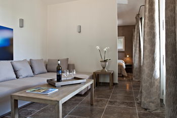 Deluxe Suite-1 King Bed-60 sq meters-600 sq feet-desk-, at Coquillade Village