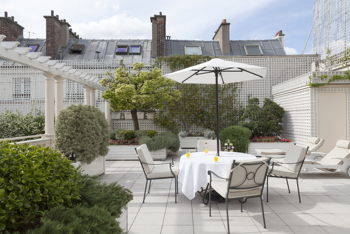 Terrace Suite, at Le Bristol Paris