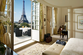 Duplex Terrace Eiffel View Suite, at Shangri-La Hotel Paris
