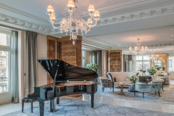 The Peninsula Suite: 1 King Bed, at The Peninsula Paris