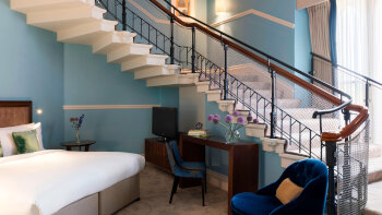 The Grand Staircase Suite, 1 Bedroom Bi-level Suite, 1 King, at St. Pancras Renaissance Hotel London
