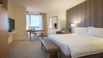 1 King Bed with River View, at Hyatt Regency Perth