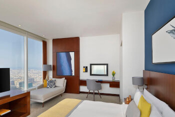 1 King Bed Deluxe City View, at Voco Dubai