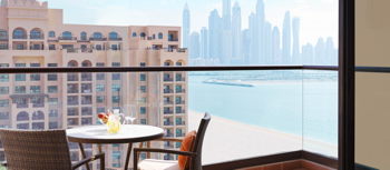 Fairmont Heritage Partial Palm Sea View Room, Two Queen Beds, at Fairmont The Palm, Dubai
