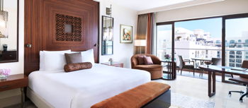 Fairmont Heritage Partial Palm Sea View Room, 1 King, at Fairmont The Palm, Dubai