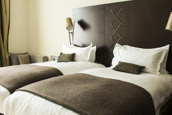 Luxury Room with 2 Single Size Beds and views of Rio de la Plata, at Sofitel Montevideo Casino Carrasco and Spa