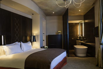 Junior Suite with 1 King Bed and views of the city and Rio de la Plata, at Sofitel Montevideo Casino Carrasco and Spa
