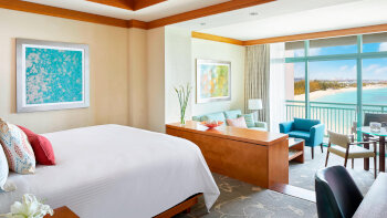 Lapis Club Ocean Suite, Club lounge access, Suite, 2 Queen, Sofa bed, at The Cove at Atlantis