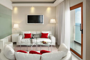 The Bianco Suite, Partial Sea View, at The Carlton Tel Aviv
