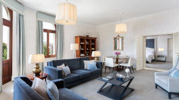 Glorietta Suite, 2 Bedroom Larger Suite, Bedroom 1: 1 King, Bedroom 2: 1 King, Main Street view, at Hotel Bristol, a Luxury Collection Hotel, Warsaw